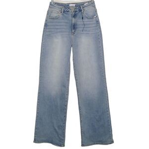 Denim Lab High Rise Wide Leg Cotton Blend Stretch Jeans
